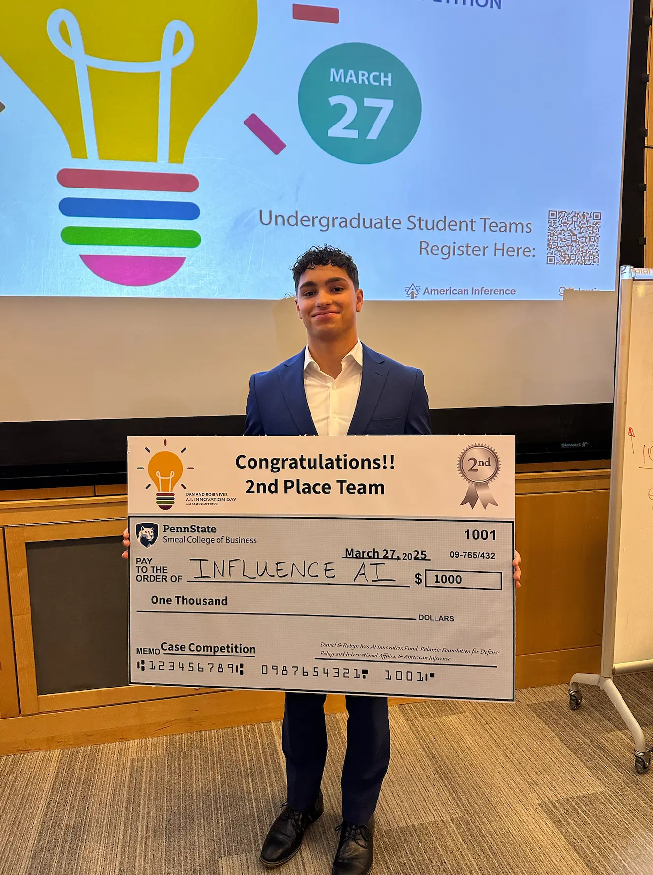 Dan and Robin Ives A.I. Innovation Day Competition Winner